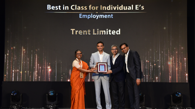 Trent receives the Best in Class for Individual E's Award for Employment at the Ethics and Affirmative Action Summit 2025